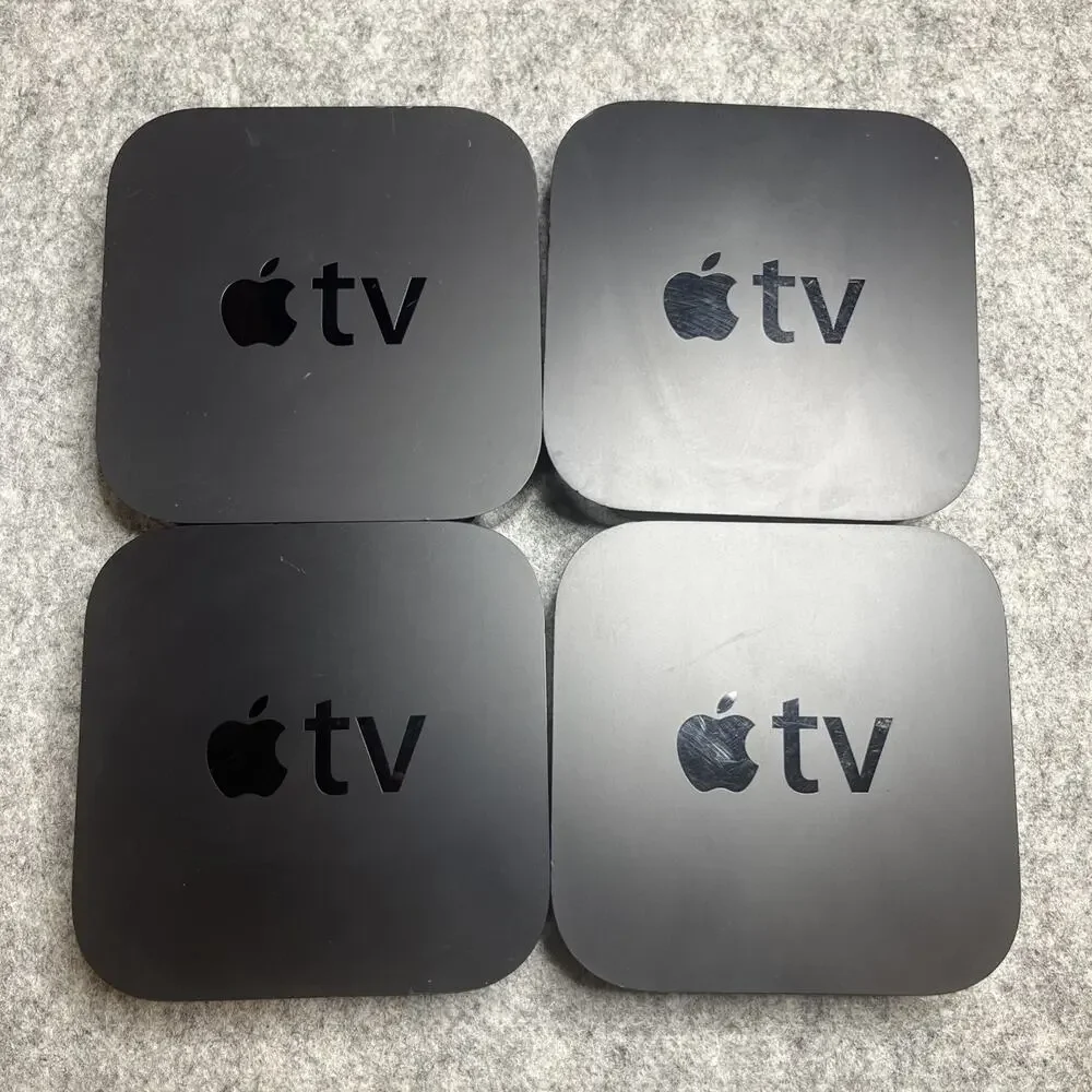LOT OF 4 Apple TV 3rd Generation A1469(3) & A1427(1) HD Media Streamers Untested